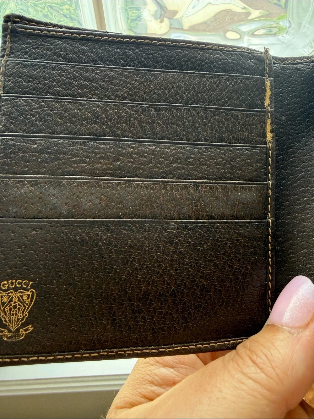 Vintage Gucci men’s brown wallet